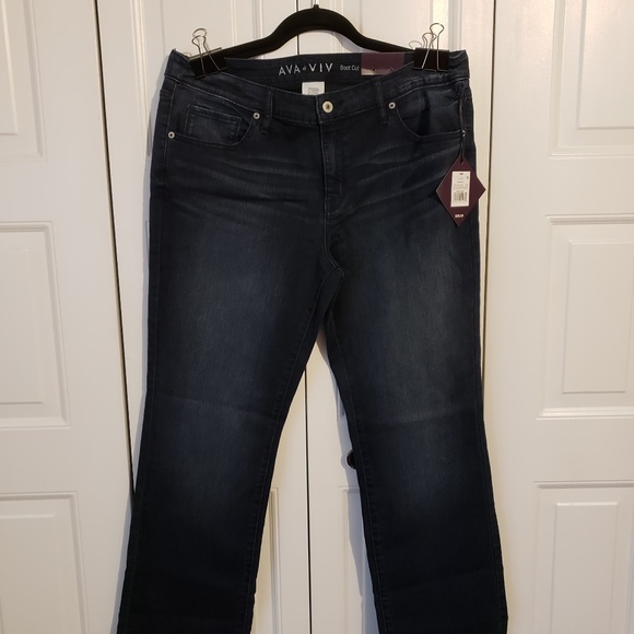 ava & viv bootcut jeans